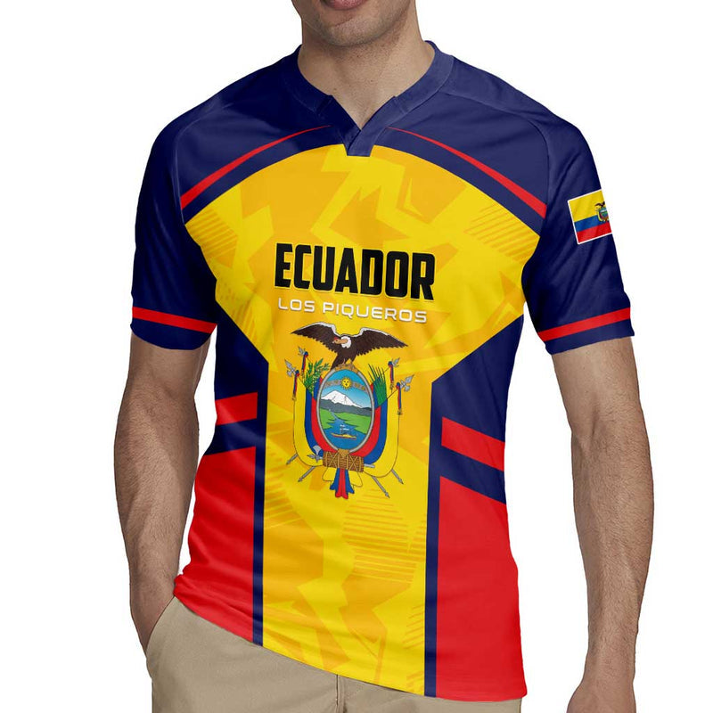 Custom Ecuador Rugby Los Piqueros Go Champions Rugby Jersey