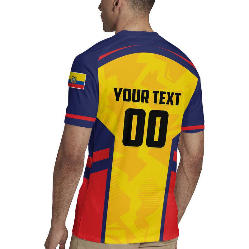 Custom Ecuador Rugby Los Piqueros Go Champions Rugby Jersey