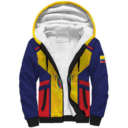 Custom Ecuador Rugby Los Piqueros Go Champions Sherpa Hoodie