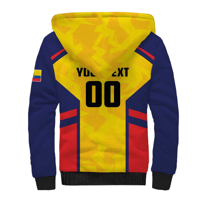 Custom Ecuador Rugby Los Piqueros Go Champions Sherpa Hoodie