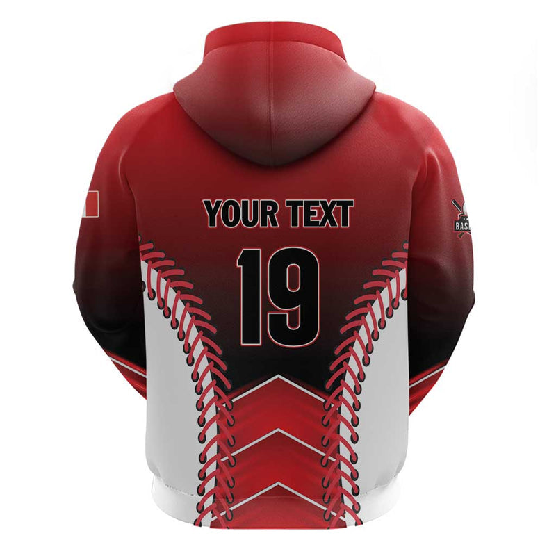 Custom Canada Baseball Go Champion The Maple Leaf Hoodie