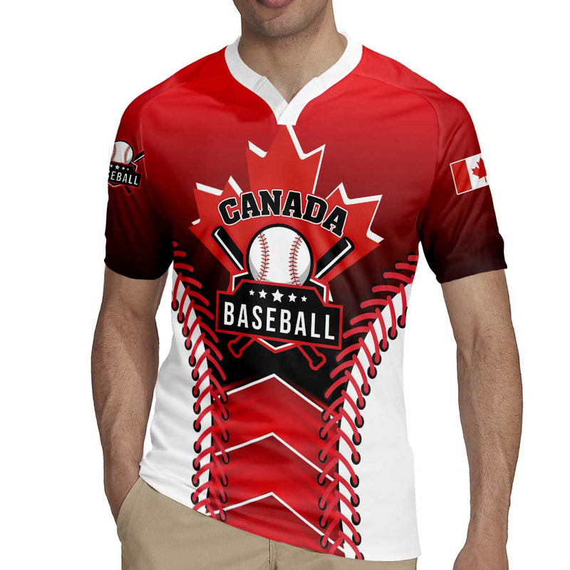 Custom Canada Baseball Go Champion The Maple Leaf Rugby Jersey