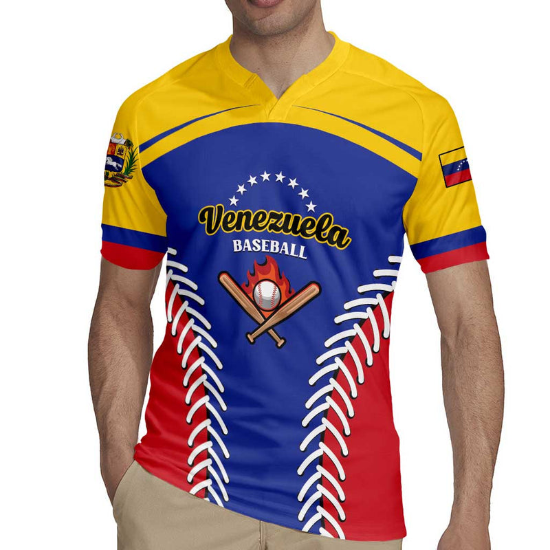 Custom Baseball Venezuela Team Venezuela Go Champions Rugby Jersey
