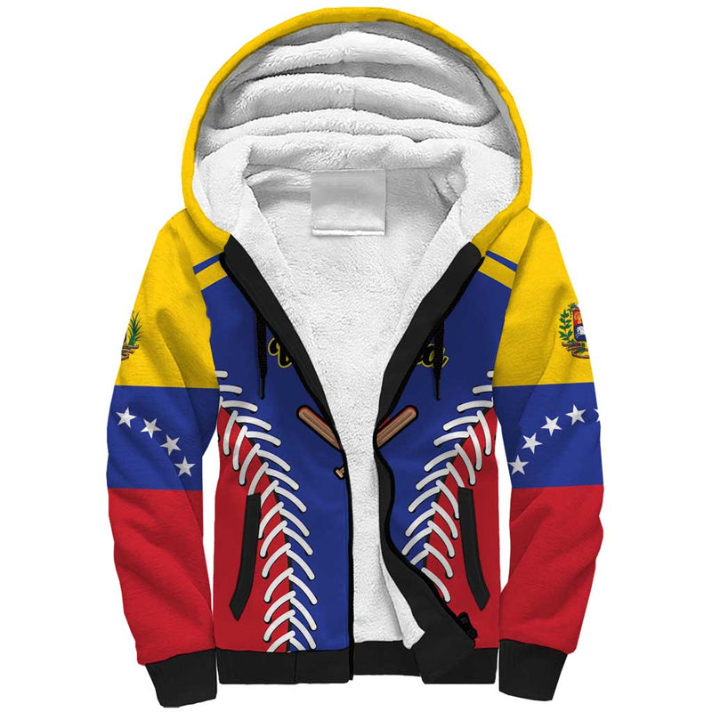 Custom Baseball Venezuela Team Venezuela Go Champions Sherpa Hoodie