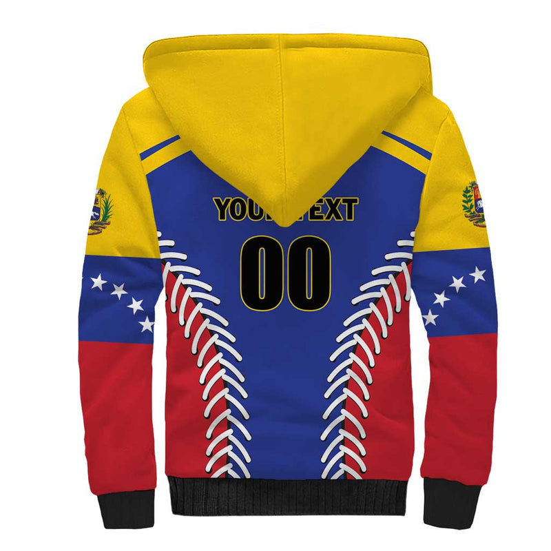 Custom Baseball Venezuela Team Venezuela Go Champions Sherpa Hoodie