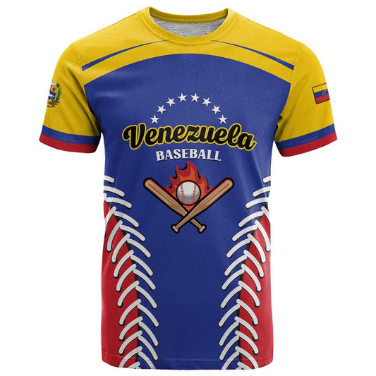 Custom Baseball Venezuela Team Venezuela Go Champions T Shirt