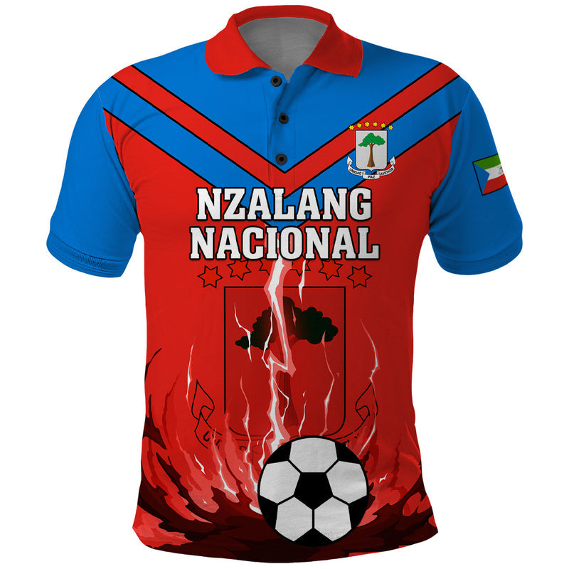 Equatorial Guinea Football Come On Nzalang Nacional Polo Shirt