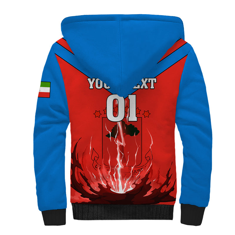 Equatorial Guinea Football Come On Nzalang Nacional Sherpa Hoodie