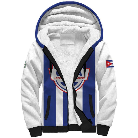 Custom Cuba Football Los Leones del Caribe Sherpa Hoodie