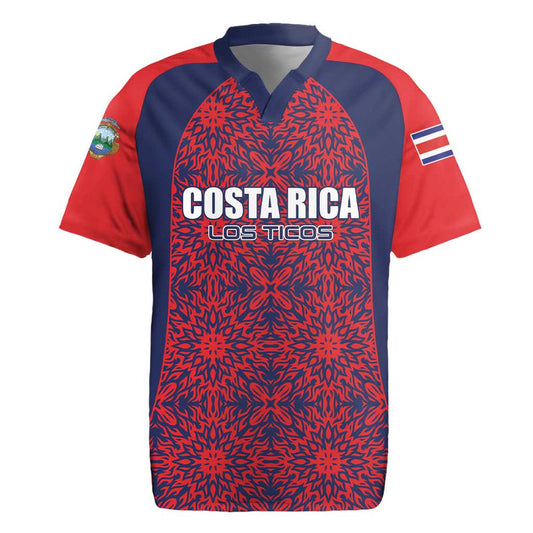 Custom Costa Rica Football Los Ticos Unique Pattern Rugby Jersey