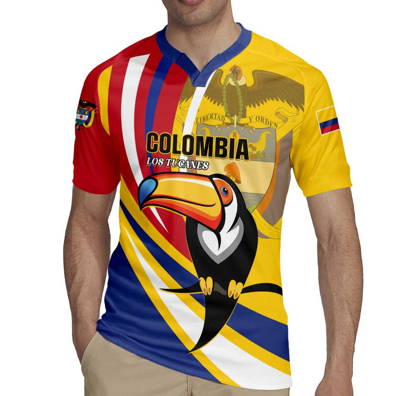 Custom Colombia Rugby Los Tucanes Go Champions Rugby Jersey