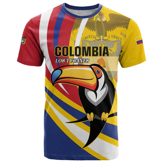 Custom Colombia Rugby Los Tucanes Go Champions T Shirt