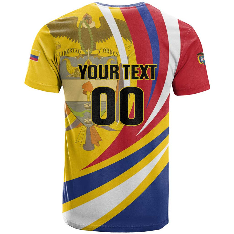 Custom Colombia Rugby Los Tucanes Go Champions T Shirt