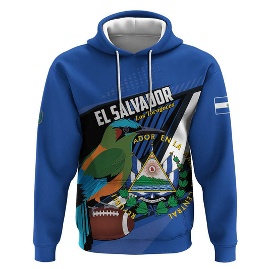 Custom El Salvador Rugby Los Torogoces Go Champions Hoodie