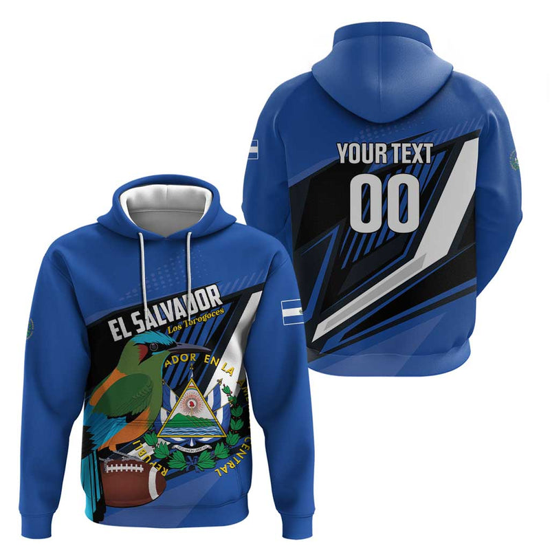 Custom El Salvador Rugby Los Torogoces Go Champions Hoodie