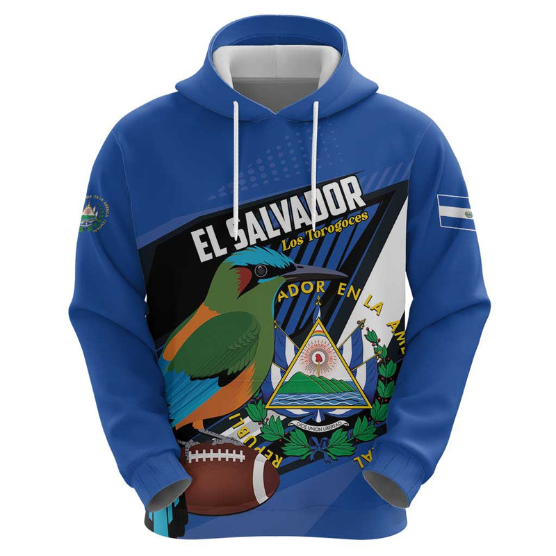 Custom El Salvador Rugby Los Torogoces Go Champions Hoodie