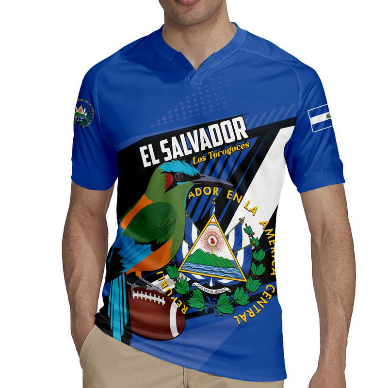 Custom El Salvador Rugby Los Torogoces Go Champions Rugby Jersey