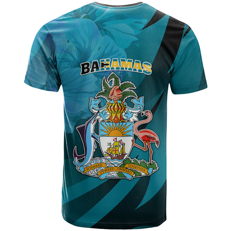 10 July The Bahamas Independence Day Bahamian Blue Marlin With Hibiscus T Shirt
