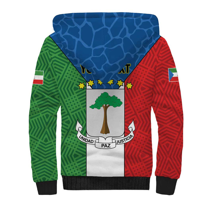 Equatorial Guinea Unidad Paz Justicia Sherpa Hoodie