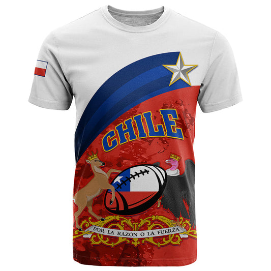 Custom Chile Rugby The Condors Go 2023 World Cup T Shirt