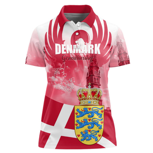 Denmark Constitution Day 2024 Grundlovsdag 5th June Women Polo Shirt