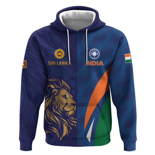 Custom Cricket India Vs Sri Lanka Simple Style Hoodie