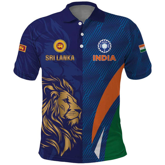 Custom Cricket India Vs Sri Lanka Simple Style Polo Shirt