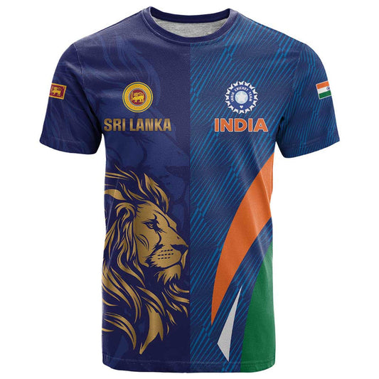 Custom Cricket India Vs Sri Lanka Simple Style T Shirt