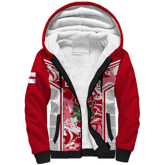 England Rugby The Red Rose Come On 2023 World Cup Sherpa Hoodie
