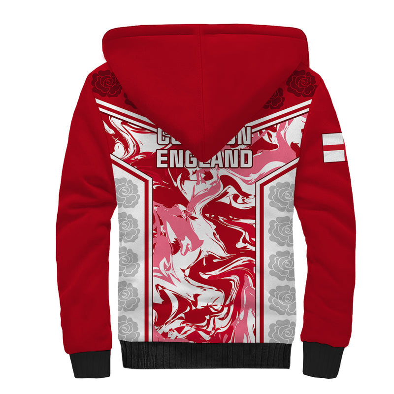 England Rugby The Red Rose Come On 2023 World Cup Sherpa Hoodie