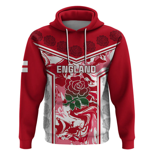 Custom England Rugby The Red Rose Come On 2023 World Cup Hoodie