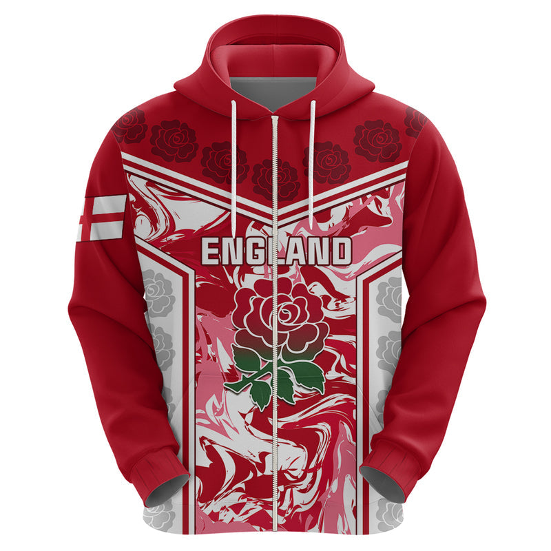 Custom England Rugby The Red Rose Come On 2023 World Cup Hoodie