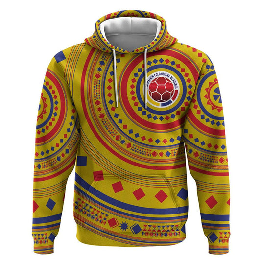 Custom Colombia Football Sporty Vueltiao Hat Hoodie