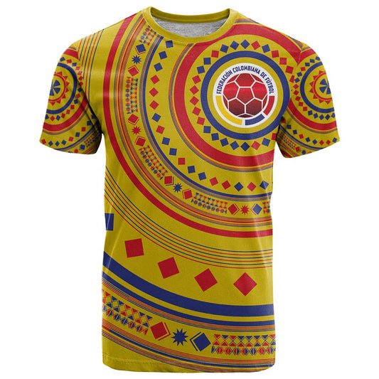 Custom Colombia Football Sporty Vueltiao Hat T Shirt
