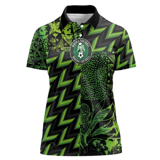 Custom Nigeria Football Super Eagles Champions Women Polo Shirt