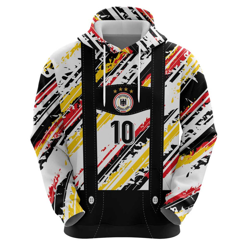 Custom German Football Die Mannschaft-lederhosen Costume Style Hoodie