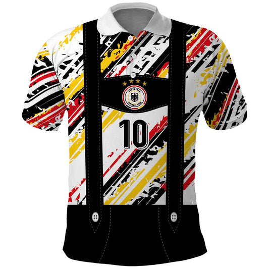 Custom German Football Die Mannschaft-lederhosen Costume Style Polo Shirt