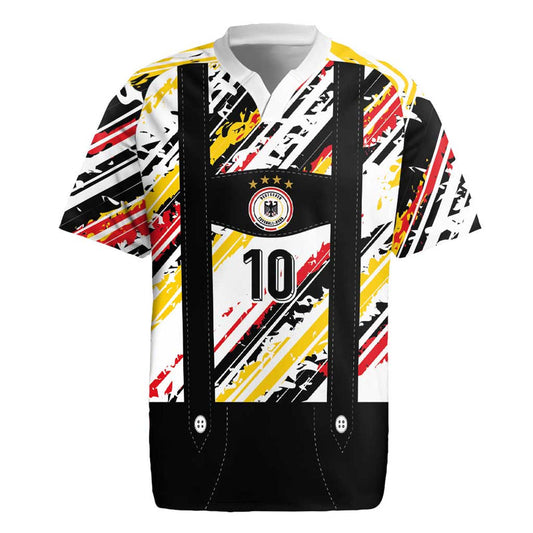 Custom German Football Die Mannschaft-lederhosen Costume Style Rugby Jersey