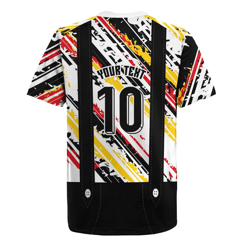 Custom German Football Die Mannschaft-lederhosen Costume Style Rugby Jersey