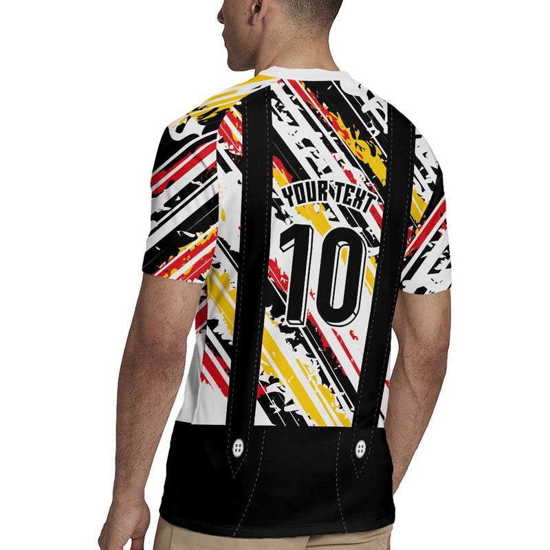 Custom German Football Die Mannschaft-lederhosen Costume Style Rugby Jersey