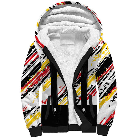 Custom German Football Die Mannschaft-lederhosen Costume Style Sherpa Hoodie