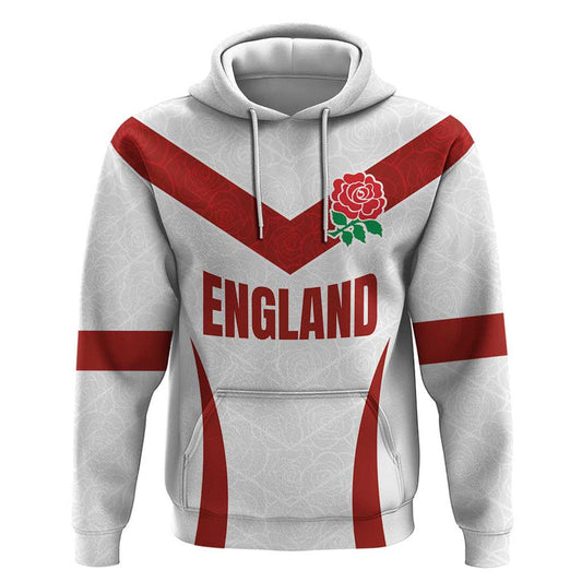Custom England Rugby-The Red Rose Go Champions Hoodie