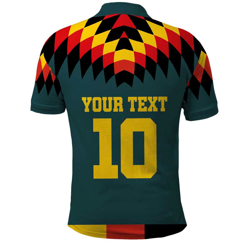Custom Germany Football 2024 Go Champion Design 90s Style Away Color Polo Shirt