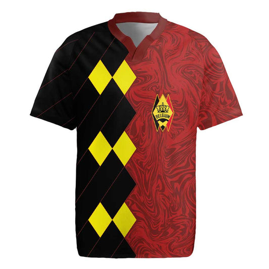 Custom Belgium Football 2024 Go Champion Rugby Jersey