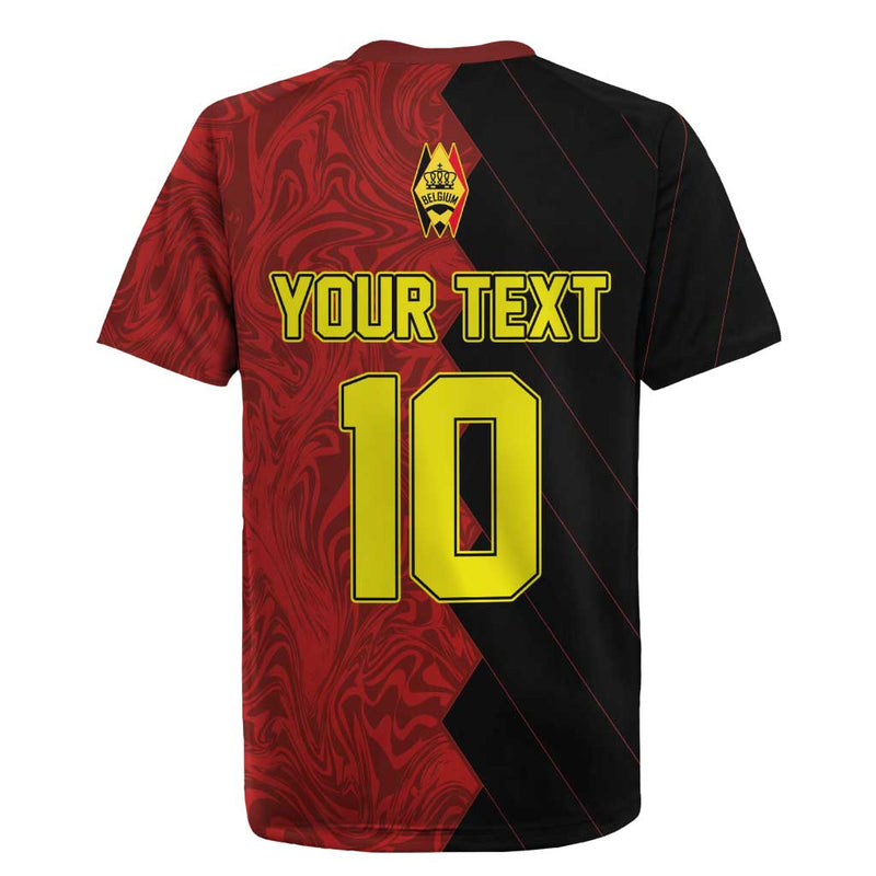 Custom Belgium Football 2024 Go Champion Rugby Jersey