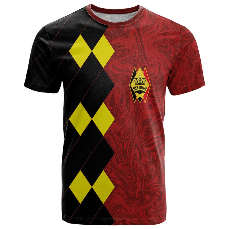 Custom Belgium Football 2024 Go Champion T Shirt