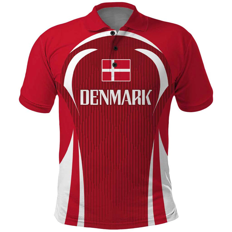 Denmark Football 2024 Go Champion Polo Shirt