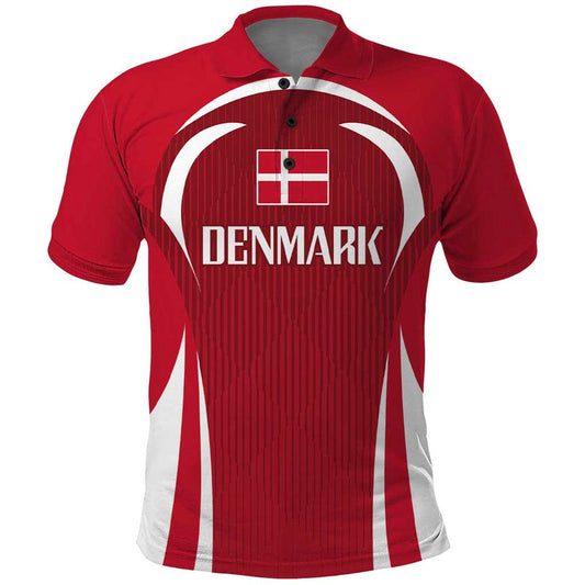 Denmark Football 2024 Go Champion Polo Shirt
