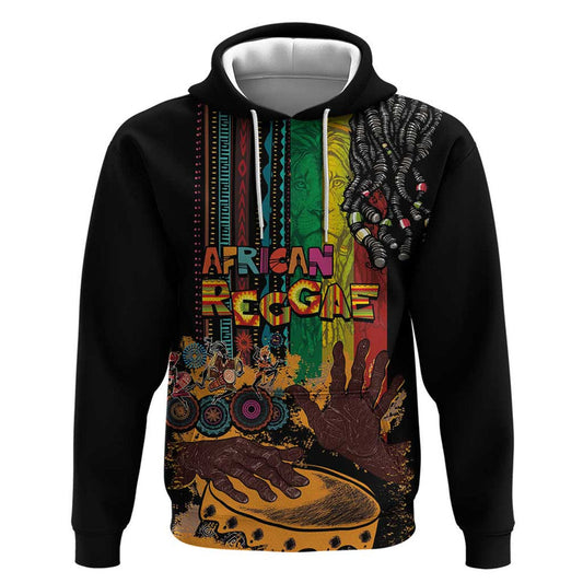 Afro-Caribbean African and Reggae Art Music Hoodie