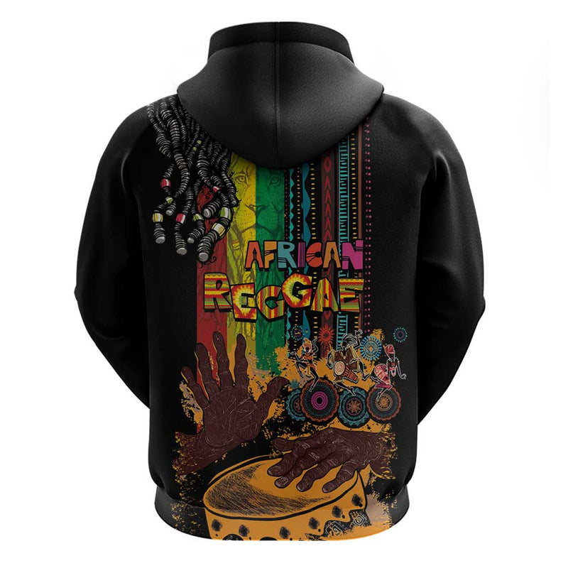 Afro-Caribbean African and Reggae Art Music Hoodie